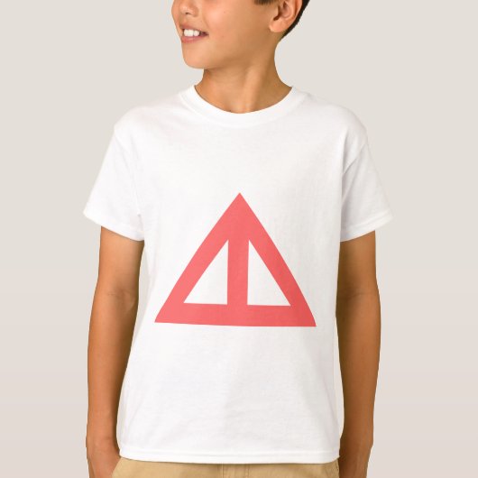 T-shirt Flèche triangulaire divisée (Devant)