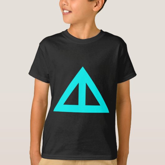T-shirt Flèche triangulaire divisée (Devant)