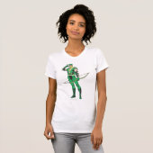 T-shirt Flèche verte avec cible (Devant entier)