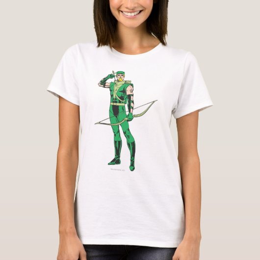 T-shirt Flèche verte avec cible (Devant)