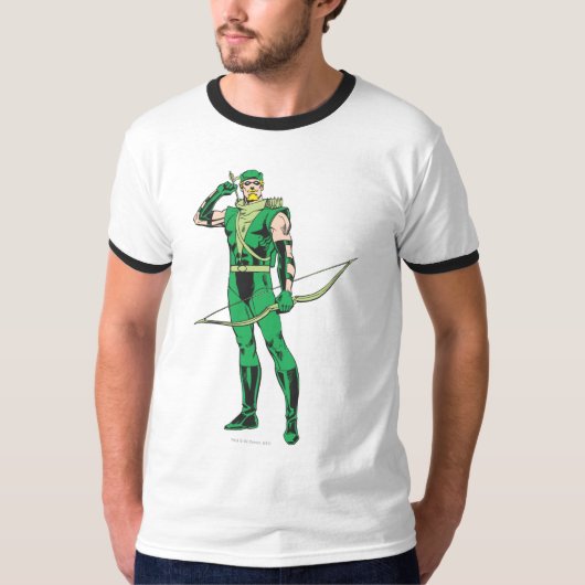 T-shirt Flèche verte avec cible (Devant)