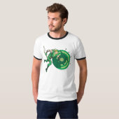 T-shirt Flèche verte avec cible 2 (Devant entier)