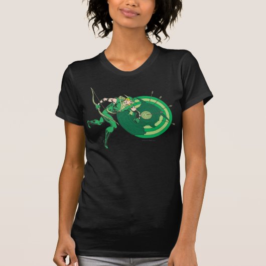 T-shirt Flèche verte avec cible 2 (Devant)