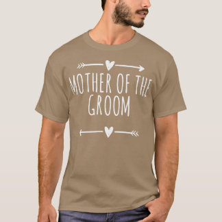 T-shirt Flèches Coeur Mignonne Mère De La Pièce Drôle Dit 