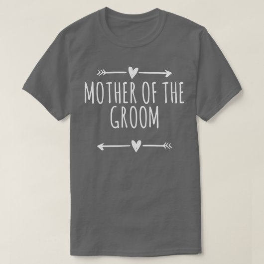 T-shirt Flèches Coeurs Drôle Mère De La Pièce (Design devant)