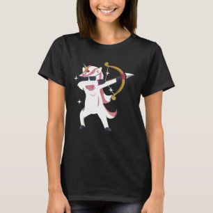 T-shirt Flèches De Tir À L'Arc Unicorne Pour Filles