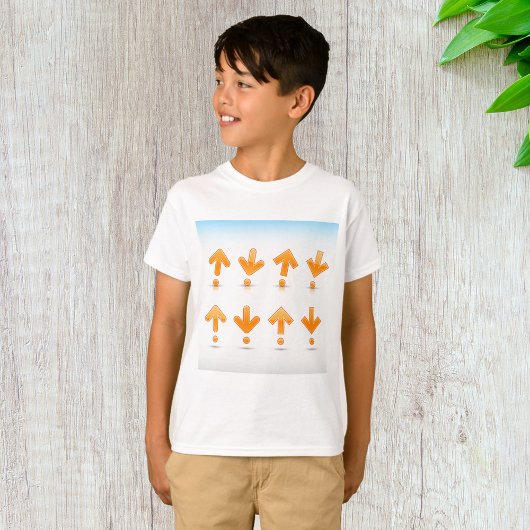 T-shirt Flèches orange