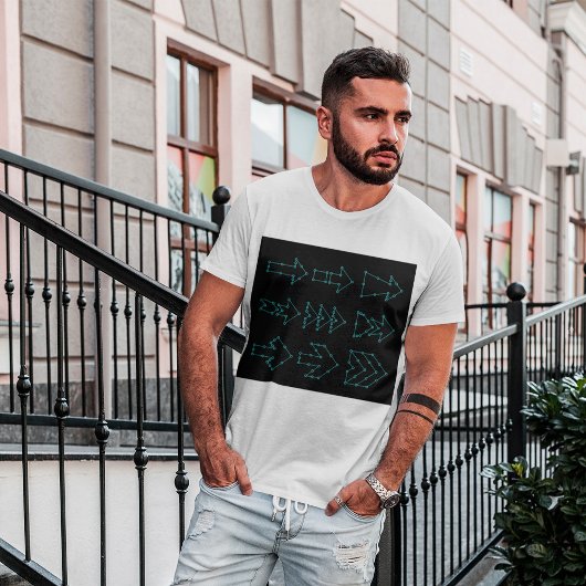 T-shirt Flèches pointillées