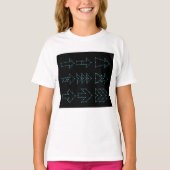 T-shirt Flèches pointillées (Devant)