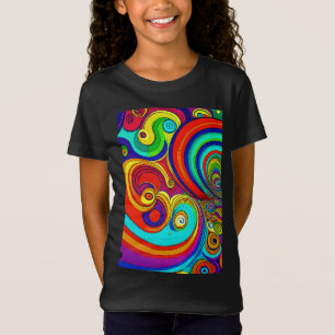 T-Shirt Flèches Super colorées arc-en-ciel