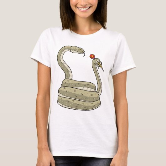 T-shirt Fléchettes de fléchettes de sport de serpent (Devant)