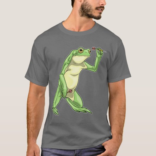 T-shirt Fléchettes de grenouille (Devant)