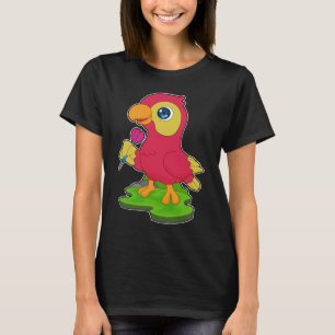 T-shirt fléchettes de perroquet