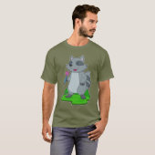 T-shirt Fléchettes de Raton Laveur (Devant entier)