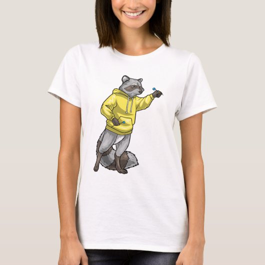 T-shirt Fléchettes de Raton laveur (Devant)