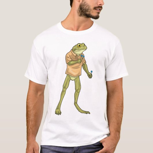 T-shirt Fléchettes de sport Frog Darts (Devant)