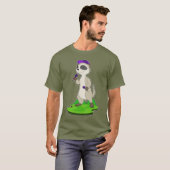 T-shirt Fléchettes de suricate (Devant entier)