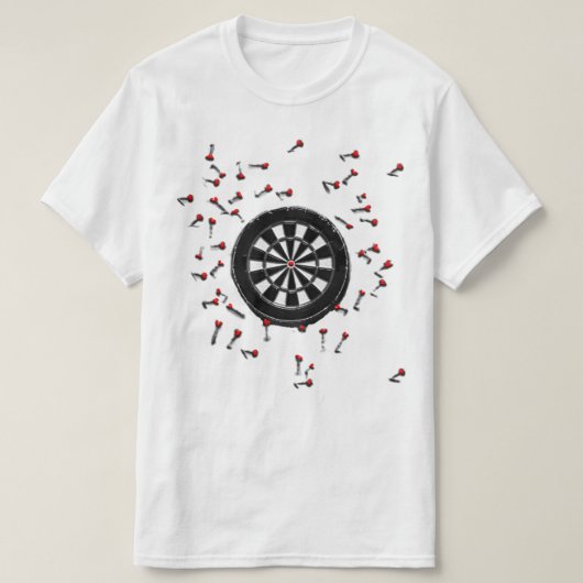 T-shirt Fléchettes Drôles (Design devant)