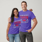 T-shirt Fléchettes Ill Vous Montrer Commentohrow Fléchette (Unisexe)