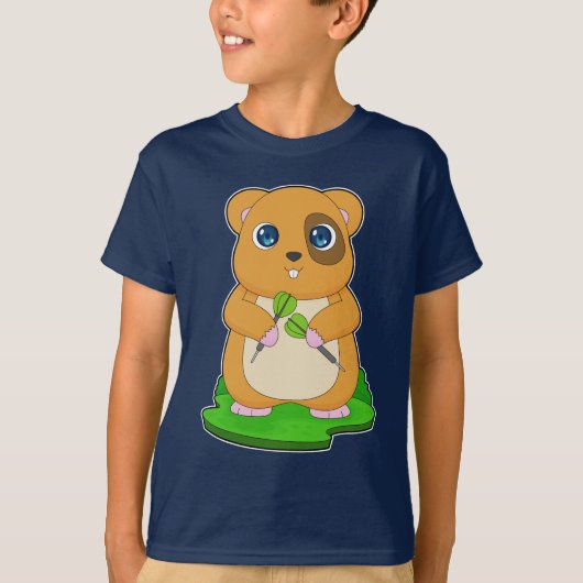 T-shirt Fléchettes pour hamster (Devant)