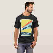 T-shirt fléchettes vintages (Devant entier)