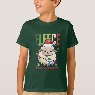 T-shirt Fleece Navidad Christmas Funny Pun Sheep