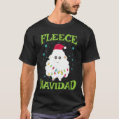 T-shirt Fleece Navidad Funny Sheep Feliz Navidad (Devant)