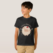 T-shirt Fleece Navidad, mignon mouton de Noël (Devant entier)