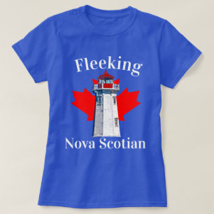 T-shirt Fleeer Nova Scotian Halifax Phare de Dartmouth