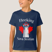 T-shirt Fleeer Nova Scotian Halifax Phare de Dartmouth (Devant)
