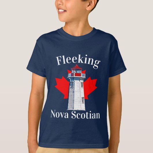 T-shirt Fleeer Nova Scotian Halifax Phare de Dartmouth (Devant)