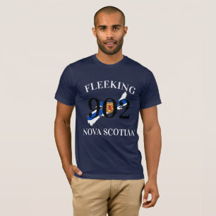 T-shirt Fleeking Nova Scotian Halifax Dartmouth 902 T-Shir