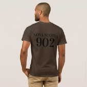 T-shirt Fleeking Nova Scotian Halifax Dartmouth 902 T-Shir (Dos entier)