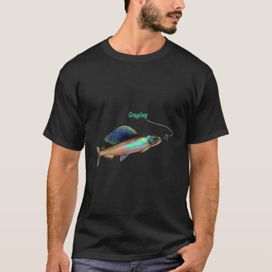 T-shirt Flétan noir Flétan arctique Pêche (Devant)