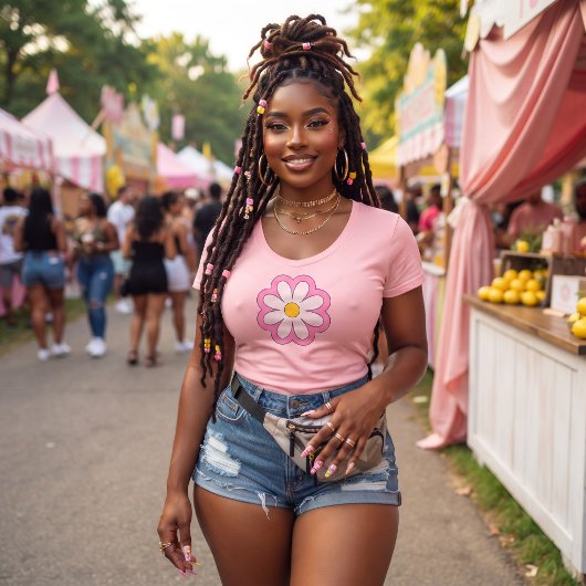 T-shirt Fleur