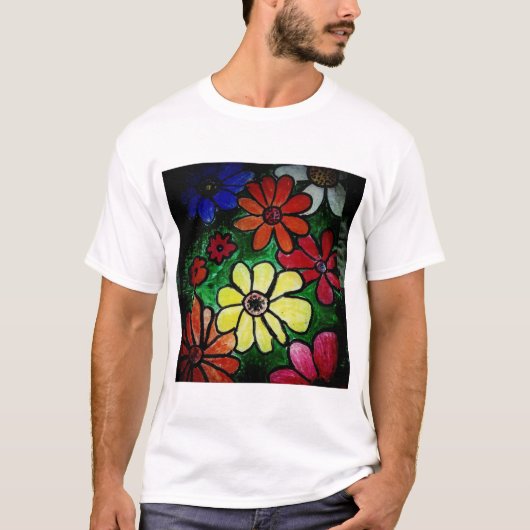 T-shirt fleur (Devant)