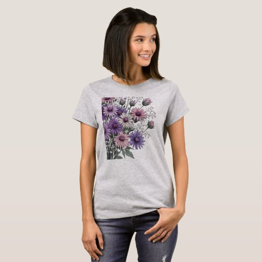 T-shirt Fleur 4 (Devant entier)