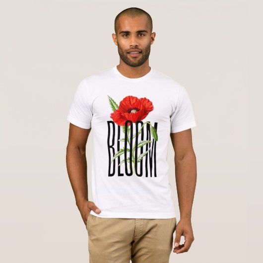 T-shirt Fleur à jamais (Devant entier)