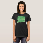 T-shirt Fleur Abstraite (Devant entier)