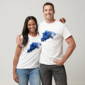 T-shirt Fleur abstraite chic graphisme de designer (Unisexe)