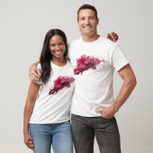 T-shirt Fleur abstraite classique 11 Création originale (Unisexe)
