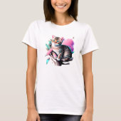 T-shirt fleur acrylique (Devant)