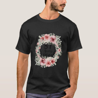 T-shirt Fleur aimée 87 87e maman Fête des mères
