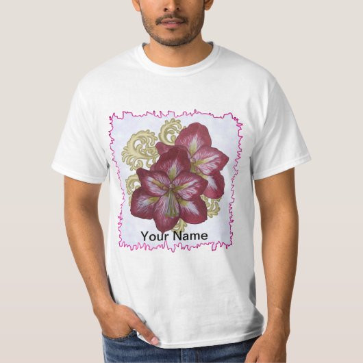T-Shirt Fleur Amaryllis (Devant)