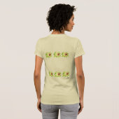T-shirt : Fleur asiatique (Dos entier)