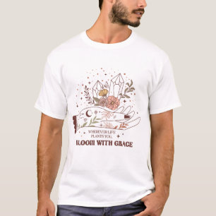T-shirt Fleur avec grâce