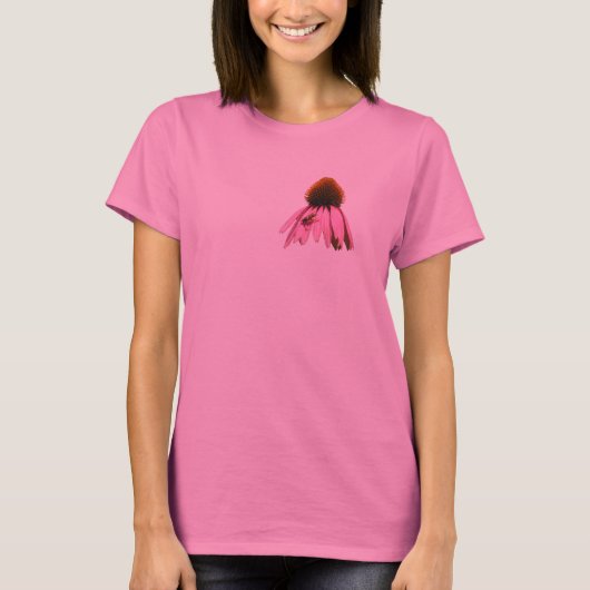 T-shirt Fleur avec Hoverfly (Devant)