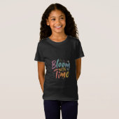 T-Shirt Fleur avec le temps (Devant entier)