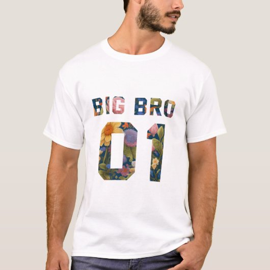T-shirt Fleur Big Bro 01 (Devant)