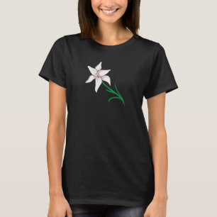 T-shirt Fleur blanche